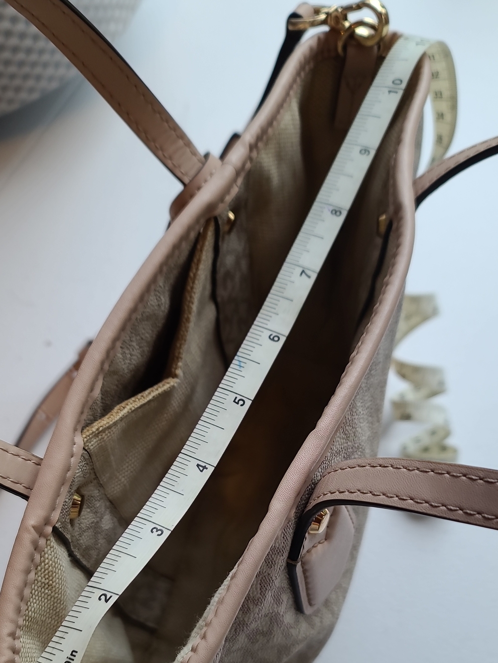 Michael Kors Pink Logo Tote Bag - Picture 13 of 13